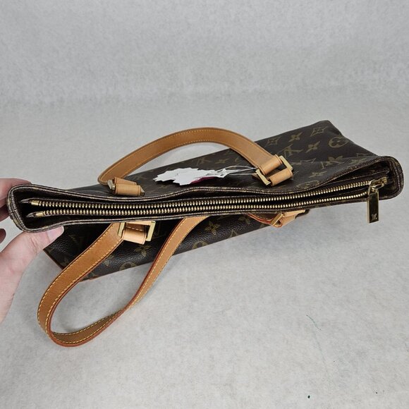 Lous Vuitton Monogram Cabas Piano Tote Bag Handbag Purse with Card - Picture 8 of 14